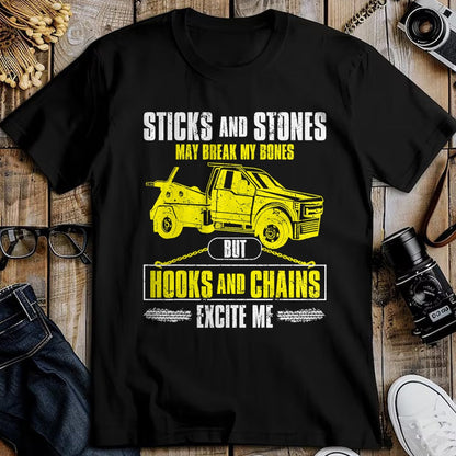 Best Truck Driver Life Shirt, Funny Trucker UnisexT-Shirt/Hoodie/Sweatshirt HLT00 - Tow Truck Driver Breakdown Lorry - Thin Yellow Line Trucker T-Shirt Small
