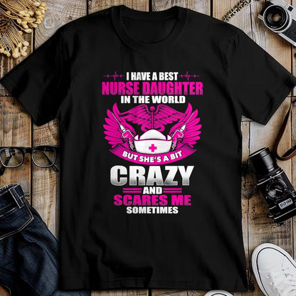 Funny Nurse Shirt, Nurse Unisex T-Shirt/Hoodie/Sweatshirt HLT00 - Nurses Mom Have Best Nurse Daughter In The World Mothers Day T-Shirt