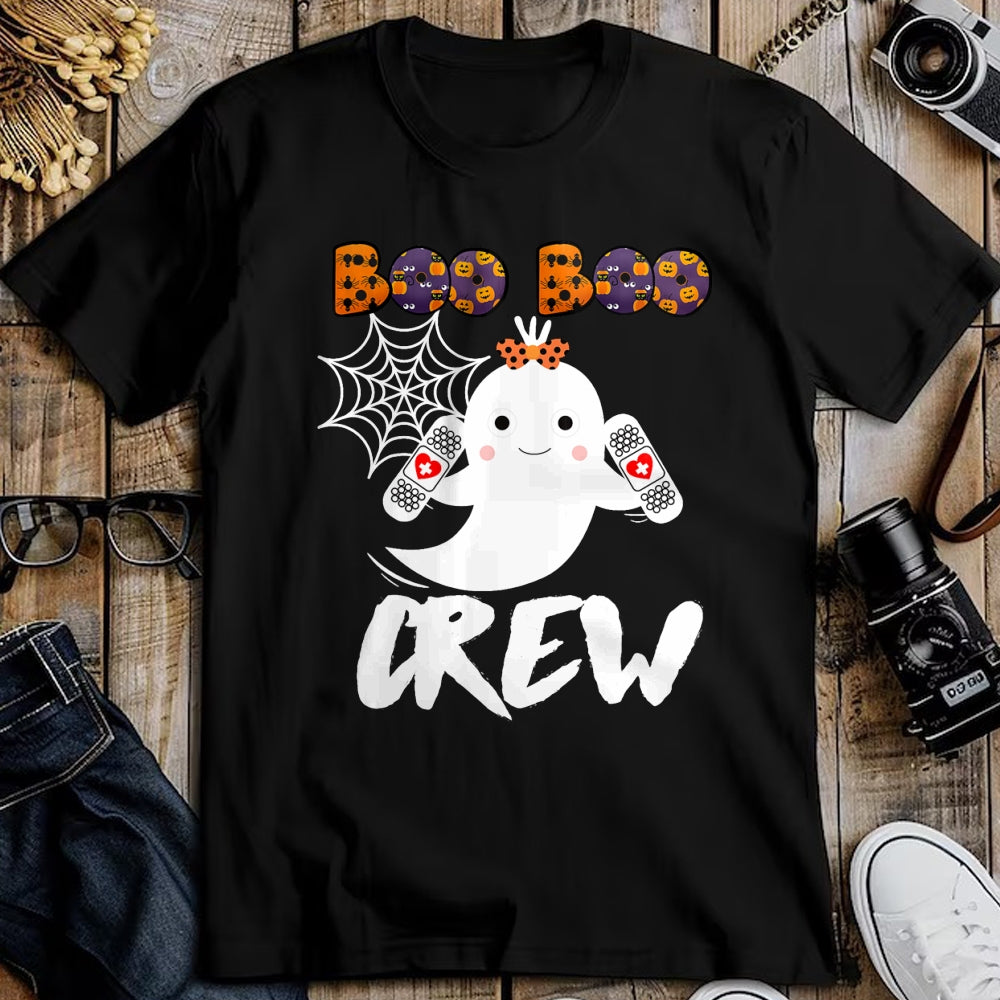 Funny Nurse Shirt, Nurse Unisex T-Shirt/Hoodie/Sweatshirt HLT00 - Boo Boo Crew Nurse Shirt Funny Halloween Costume Fun Gift T-Shirt (1)
