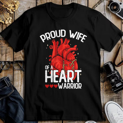 Best Wife Shirt, Wife and Husband Unisex T-Shirt/Hoodie/Sweatshirt HLT00 - Gift for wife T shirt, lucky wife   Proud Wife Of A Heart Warrior Heart Surgery T-Shirt