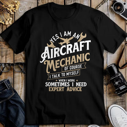 Best Mechanic Life Shirt, Funny Mechanic UnisexT-Shirt/Hoodie/Sweatshirt HLT00 - Yes I Am an Aircraft Mechanic - Airplane Aviation Technician T-Shirt