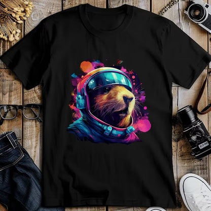 Cute Capybara Shirt, Funny Capybara Unisex T-Shirt/Hoodie/Sweatshirt HLT00 - Funny Capybara Galaxy Tee, Shirt For Women Men Kids Long Sleeve T-Shirt