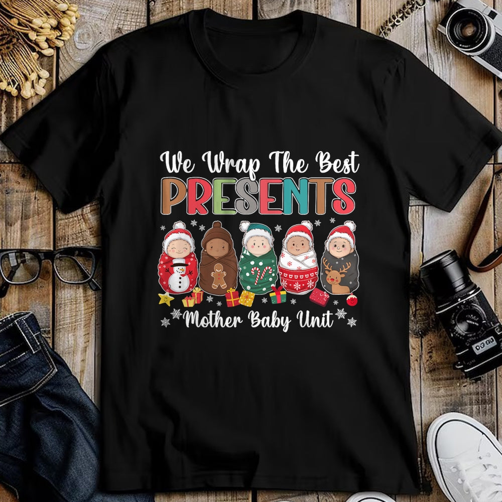 Funny Nurse Shirt, Nurse Unisex T-Shirt/Hoodie/Sweatshirt HLT00 - Mother Baby Nurse Christmas Mom Baby Nursing Groovy T-Shirt (2)