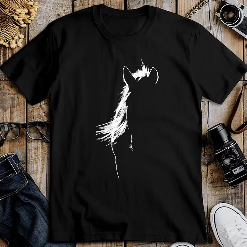 Best Horse Lover Shirt , Funny Horse UnisexT-Shirt/Hoodie/Sweatshirt HLT00 - Horse Head Silhouette Equestrian Horse Lover T-Shirt