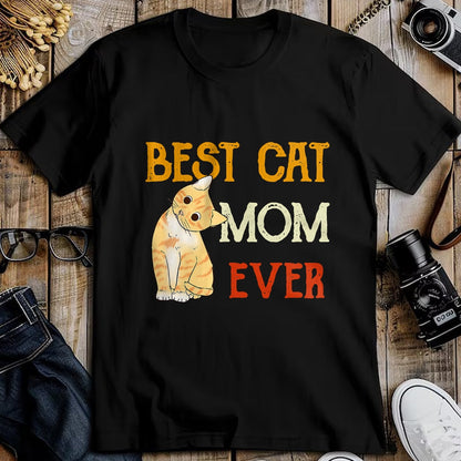 Cat Love Shirt, Funny Cat Lover Gift UnisexT-Shirt/Hoodie/Sweatshirt HLT00 - Vintage cat Best cat mom Ever Meow with My cat Funny Kitty T-Shirt
