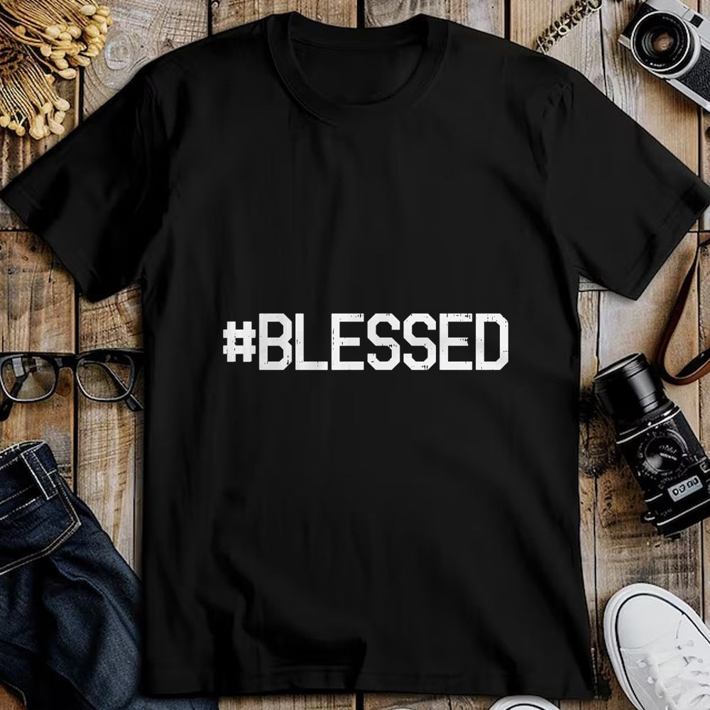 Christian Tee, Christian Faith Unisex T-Shirt/Hoodie/Sweatshirt HLT00 -  Blessed God Jesus Christ Faith Religious Christian Gift T-Shirt