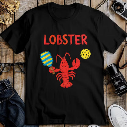 Funny Pickleball Shirt, Pickleball Lover Unisex T-Shirt/Hoodie/Sweatshirt HLT00 - Funny Pickleball Player Lob Shot Humor Lobster T-Shirt