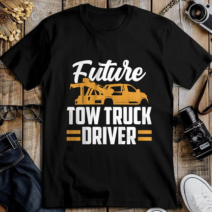 Best Truck Driver Life Shirt, Funny Trucker UnisexT-Shirt/Hoodie/Sweatshirt HLT00 - Kids Future Tow Truck Driver T-Shirt