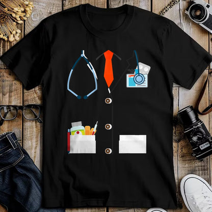 Best Doctor Shirt, Funny Doctor UnisexT-Shirt/Hoodie/Sweatshirt HLT00 - Doctor White Lab Coat Funny Halloween Costume for Men Women T-Shirt