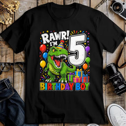 Best Dinosaur Lover Shirt, Funny Dinosaur UnisexT-Shirt/Hoodie/Sweatshirt HLT00 - Dinosaur 5th Five Rawr I_m 5 Birthday Boy T Rex Boys Gifts T-Shirt