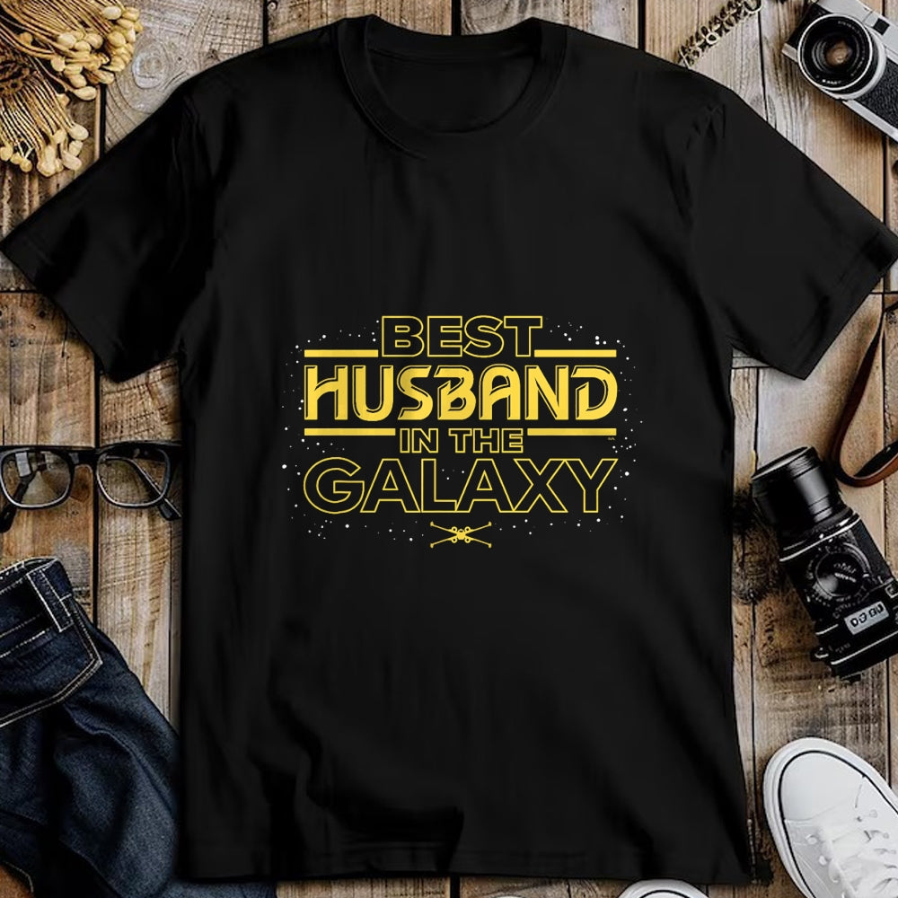 Best Wife Shirt, Wife and Husband Unisex T-Shirt/Hoodie/Sweatshirt HLT00 - Star Wars Best Husband in the Galaxy Birthday Anniversary T-Shirt