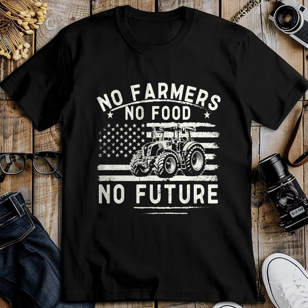 Best Farmer Life Shirt, Funny Farmer UnisexT-Shirt/Hoodie/Sweatshirt HLT00 - Farming Tractors USA Flag No Farmers No Food Farm Patriotic T-Shirt