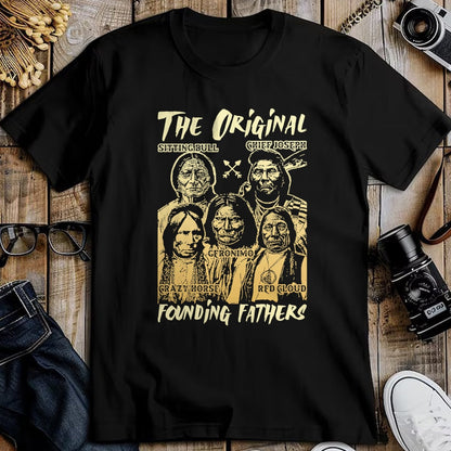 Native American T-Shirts, Vintage Native American Unisex T-Shirt/Hoodie/Sweatshirt HLT00 - The Original Founding Fathers Native American Themed