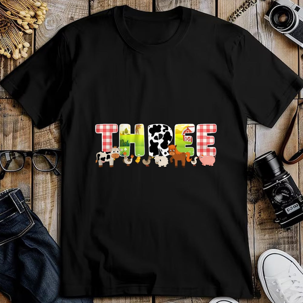 Best Farmer Life Shirt, Funny Farmer UnisexT-Shirt/Hoodie/Sweatshirt HLT00 - 3rd Farm Birthday Party 3 Year Old Farmer Birthday T-Shirt