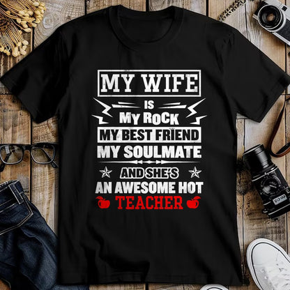 Best Wife Shirt, Wife and Husband Unisex T-Shirt/Hoodie/Sweatshirt HLT00 - Mens My Wife Is My Best Friend Awesome Hot Teacher Funny Husband T-Shirt