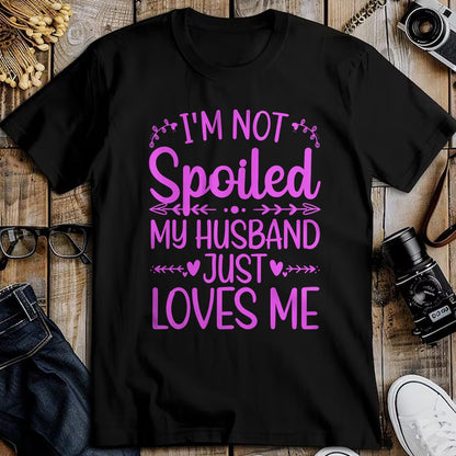 Best Wife Shirt, Wife and Husband Unisex T-Shirt/Hoodie/Sweatshirt HLT00 - Gift for wife T shirt, spoiled wife   Funny Spoiled Wife Art For Women Girls Husband Spoiled Wife Pu (6)