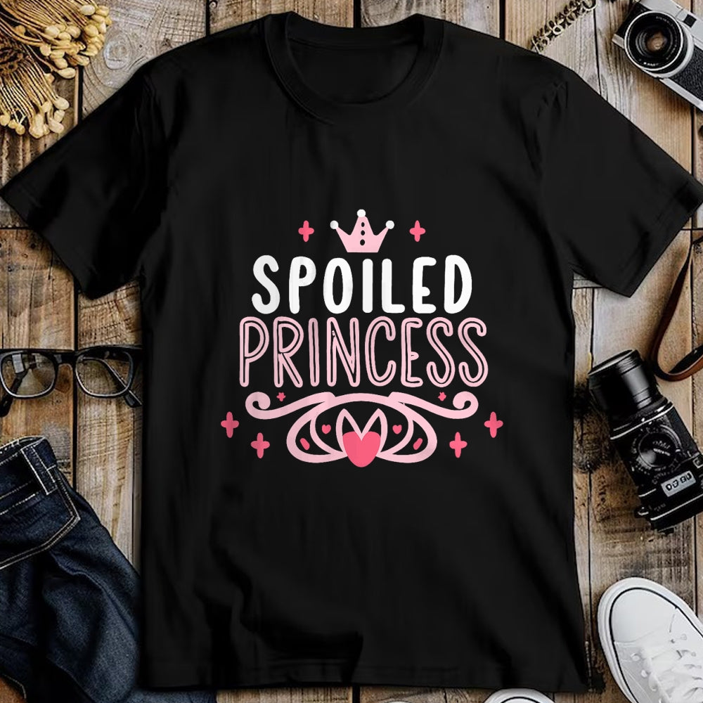 Best Wife Shirt, Wife and Husband Unisex T-Shirt/Hoodie/Sweatshirt HLT00 - Spoiled Princess Funny Women, Girl, Spoiled V-Neck T-Shirt