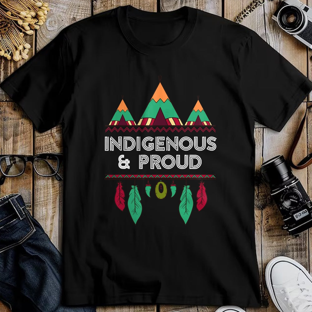 Native American T-Shirts, Vintage Native American Unisex T-Shirt/Hoodie/Sweatshirt HLT00 - Indigenous and Proud Native Pride Indigenous People T