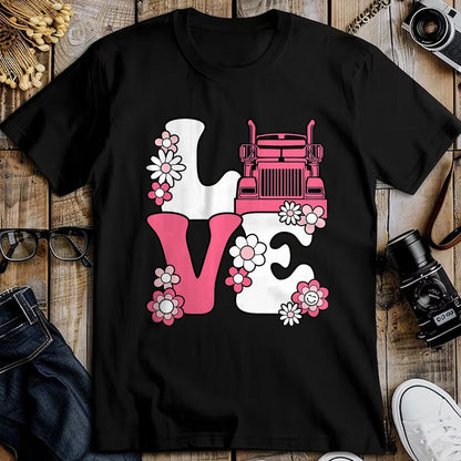 Best Truck Driver Life Shirt, Funny Trucker UnisexT-Shirt/Hoodie/Sweatshirt HLT00 - Cute Truck Love Semi Truck Driver Trucker Women Girls Kids T-Shirt