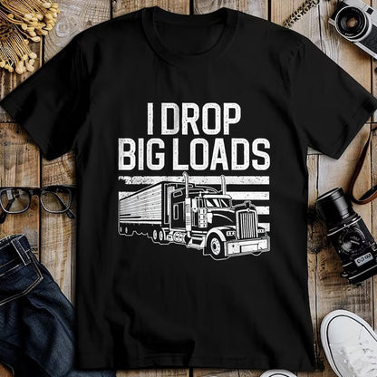 Best Truck Driver Life Shirt, Funny Trucker UnisexT-Shirt/Hoodie/Sweatshirt HLT00 - Funny Trucker Art for Men Women Kids Trucking Truck Driver T-Shirt, Men, Black, Large