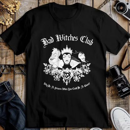 Best Wife Shirt, Wife and Husband Unisex T-Shirt/Hoodie/Sweatshirt HLT00 - Disney Villains Bad Witches Club Group Shot Vintage T-Shirt (1)