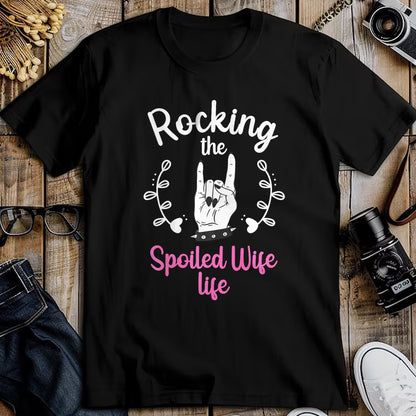 Best Wife Shirt, Wife and Husband Unisex T-Shirt/Hoodie/Sweatshirt HLT00 - Gift for wife T shirt, spoiled wife   Funny Spoiled Wife Art For Women Husband Spoiled Wife Life Pre (5)