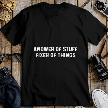 Best Mechanic Life Shirt, Funny Mechanic UnisexT-Shirt/Hoodie/Sweatshirt HLT00 - Knower of Stuff Fixer of Things Men Dad Funny Mechanic T-Shirt