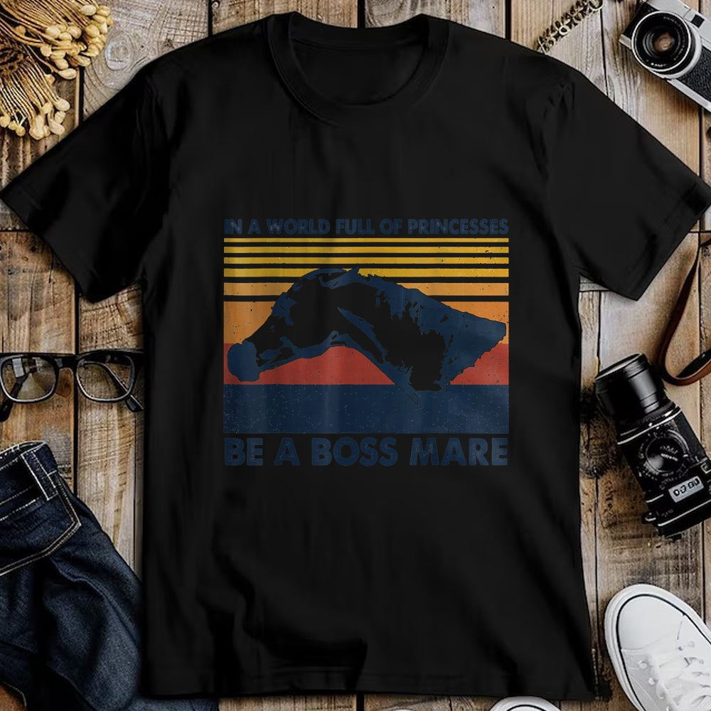 Best Horse Lover Shirt , Funny Horse UnisexT-Shirt/Hoodie/Sweatshirt HLT00 - Boss Mare Equestrian Themed Gifts for Horse Lovers T-Shirt