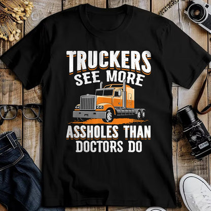 Best Truck Driver Life Shirt, Funny Trucker UnisexT-Shirt/Hoodie/Sweatshirt HLT00 - Truckers See More Funny Truck Driver Gifts for Trucking Dads T-Shirt (2)