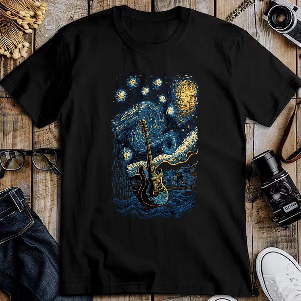 Guitar Lover Shirt, Funny Guitar UnisexT-Shirt/Hoodie/Sweatshirt HLT00 - Starry Guitar Gifts Guitarist Rock Concert Festival Guitar T-Shirt