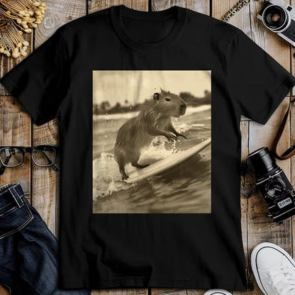 Cute Capybara Shirt, Funny Capybara Unisex T-Shirt/Hoodie/Sweatshirt HLT00 - Funny Graphic Capybara Long Sleeve T-Shirt (8)