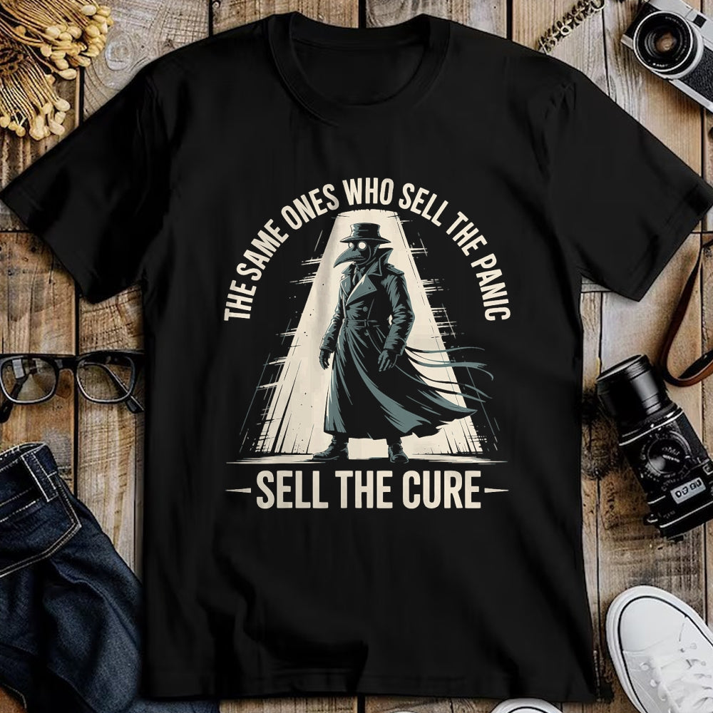 Best Doctor Shirt, Funny Doctor UnisexT-Shirt/Hoodie/Sweatshirt HLT00 - Plague Doctor Sell The Panic T-Shirt