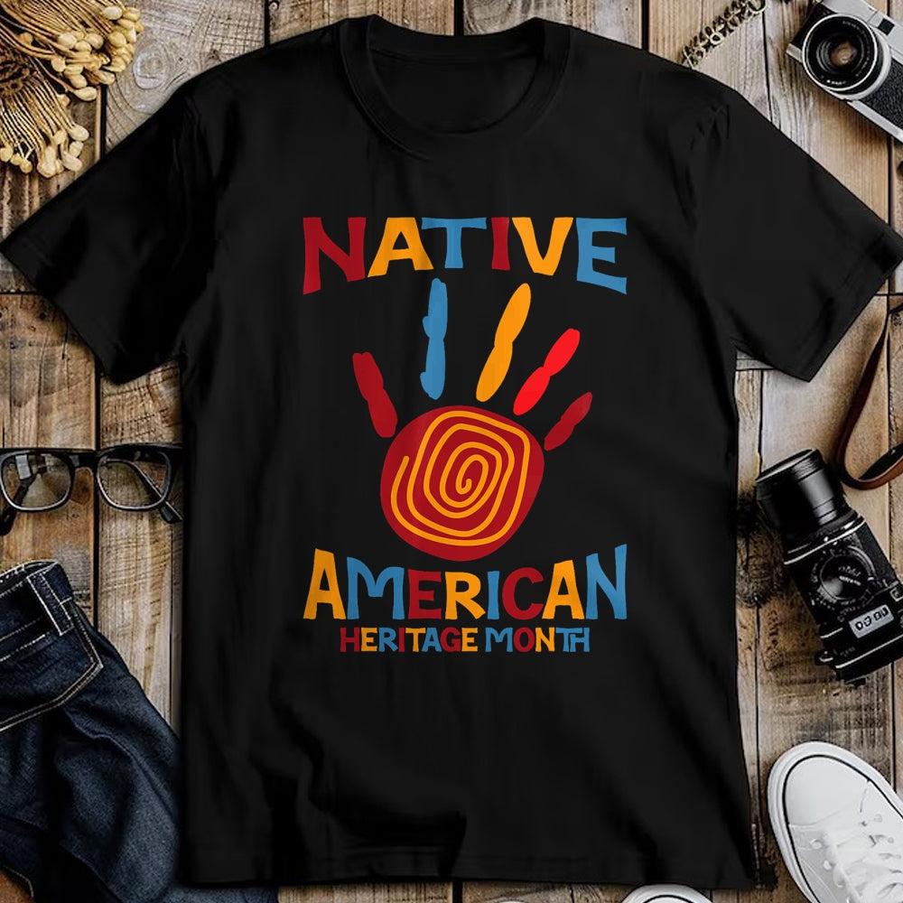 Native American T-Shirts, Vintage Native American Unisex T-Shirt/Hoodie/Sweatshirt HLT00 - Native American Heritage Month Hand Indigenous Native Pride