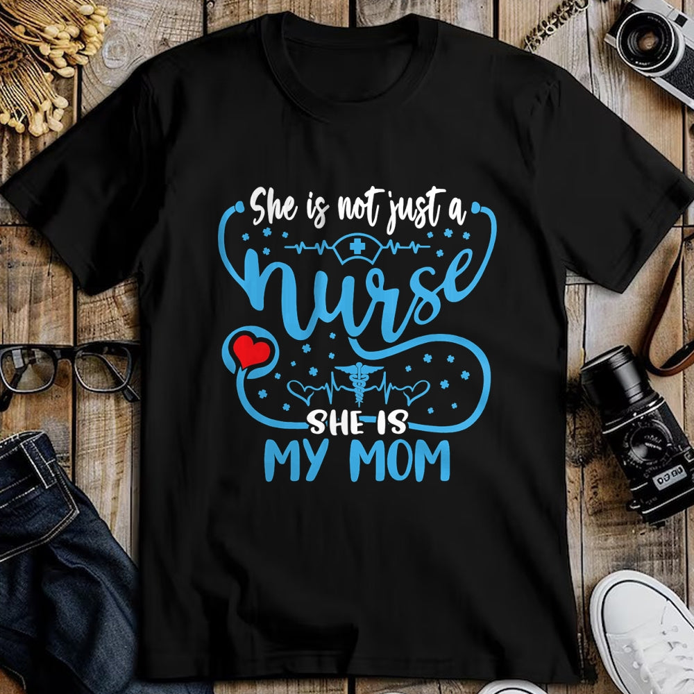 Funny Nurse Shirt, Nurse Unisex T-Shirt/Hoodie/Sweatshirt HLT00 - My Mom Is A Nurse Proud Nurse's Son Daughter RN LPN Family T-Shirt