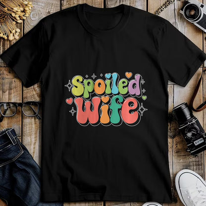 Best Wife Shirt, Wife and Husband Unisex T-Shirt/Hoodie/Sweatshirt HLT00 - Gift for wife T shirt, spoiled wife   Funny Wife Spoiled Wife Sweatshirt