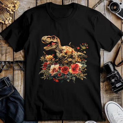 Best Dinosaur Lover Shirt, Funny Dinosaur UnisexT-Shirt/Hoodie/Sweatshirt HLT00 - Dinosaur Dino Trex Floral Flower Graphic T-Shirt
