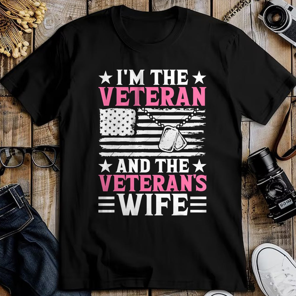 Proud Veteran Shirt, Funny Veteran UnisexT-Shirt/Hoodie/Sweatshirt HLT00 - Female Veteran and Veteran_s Wife Women Veteran Mom Grandma T-Shirt