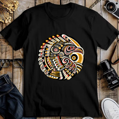 Native American T-Shirts, Vintage Native American Unisex T-Shirt/Hoodie/Sweatshirt HLT00 - Thunderbird Native American Tribal Art (4)