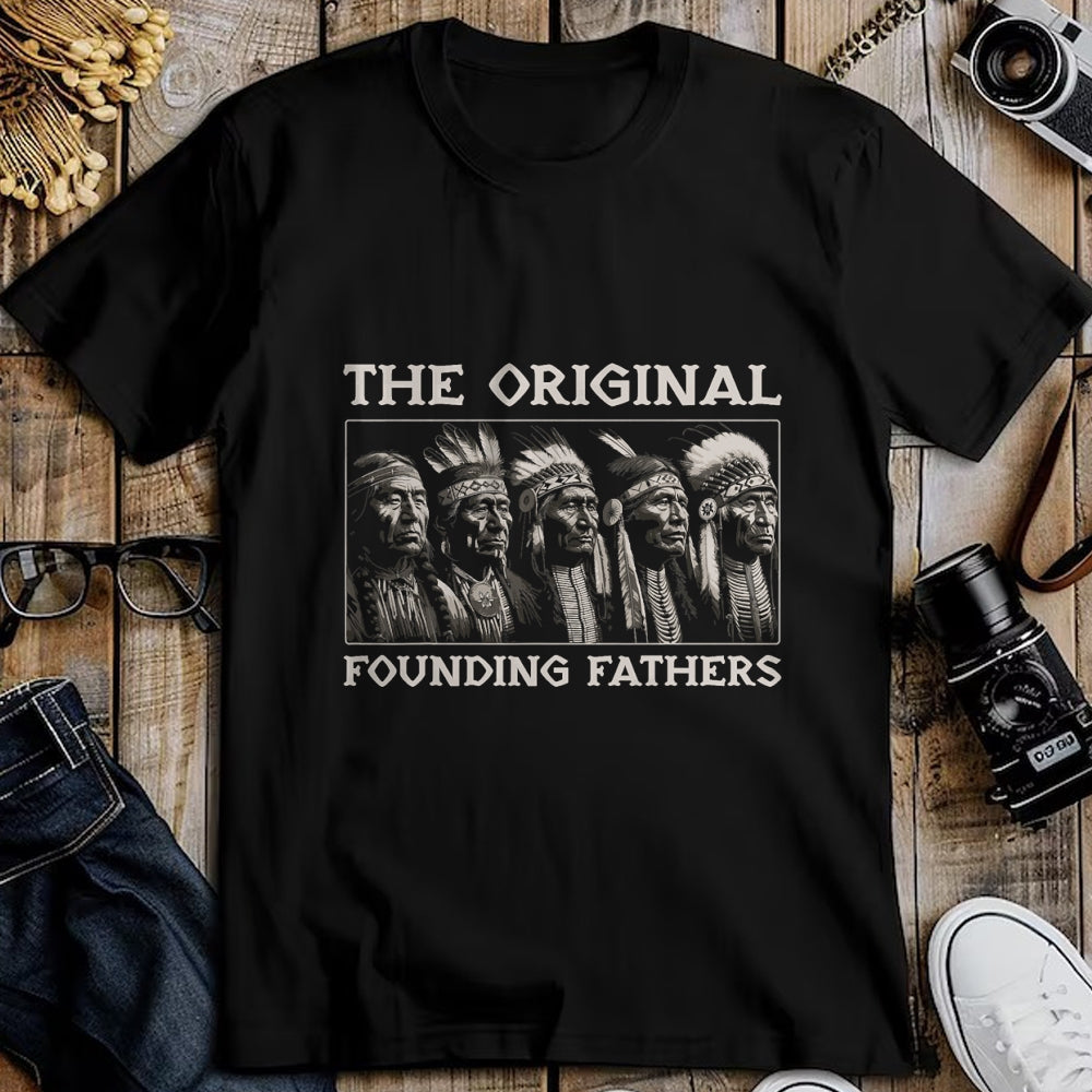 Native American T-Shirts, Vintage Native American Unisex T-Shirt/Hoodie/Sweatshirt HLT00 - The Original Founding Fathers Vintage Native American Indian (1)