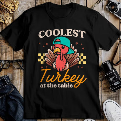 Best Thanksgiving Family Shirt , Funny Thanksgiving UnisexT-Shirt/Hoodie/Sweatshirt HLT00 - Thanksgiving Coolest Turkey At Table Boys Kids Toddler Youth T-Shirt