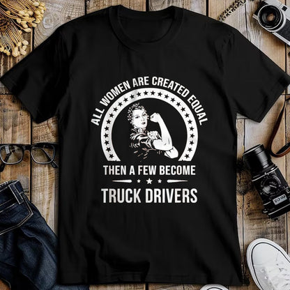 Best Truck Driver Life Shirt, Funny Trucker UnisexT-Shirt/Hoodie/Sweatshirt HLT00 - Truck Driver Shirts for Women  Truck Driver T-Shirt, Women, Olive Green, Large