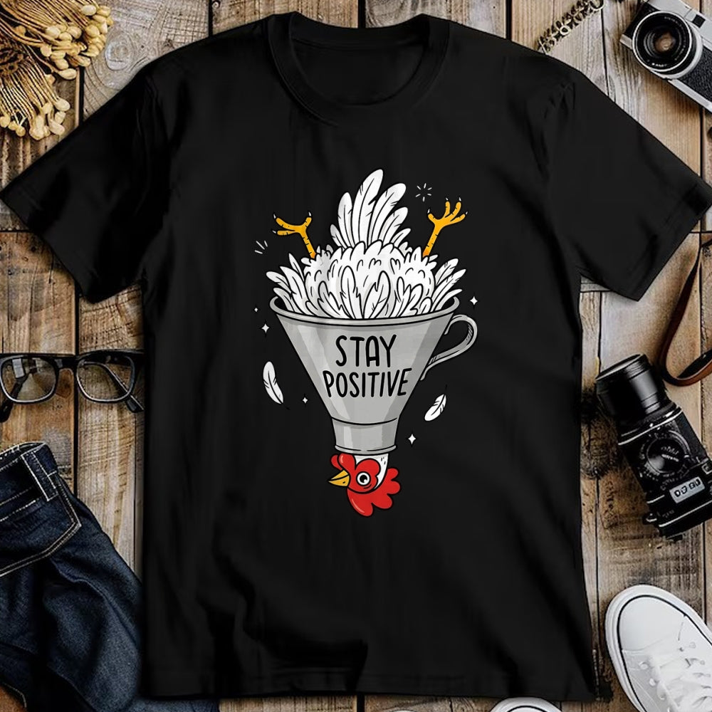Best Farmer Life Shirt, Funny Farmer UnisexT-Shirt/Hoodie/Sweatshirt HLT00 - Stay Positive Silly Upside-Down Funny Chicken Farmers T-Shirt