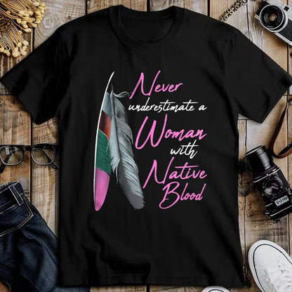 Native American T-Shirts, Vintage Native American Unisex T-Shirt/Hoodie/Sweatshirt HLT00 - Native American Indian A Woman With Native Blood