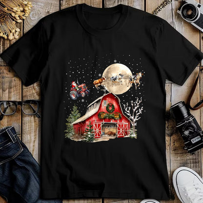 Best Farmer Life Shirt, Funny Farmer UnisexT-Shirt/Hoodie/Sweatshirt HLT00 - Funny Santa Claus Tractor Cows Farm Farmer Christmas Holiday T-Shirt