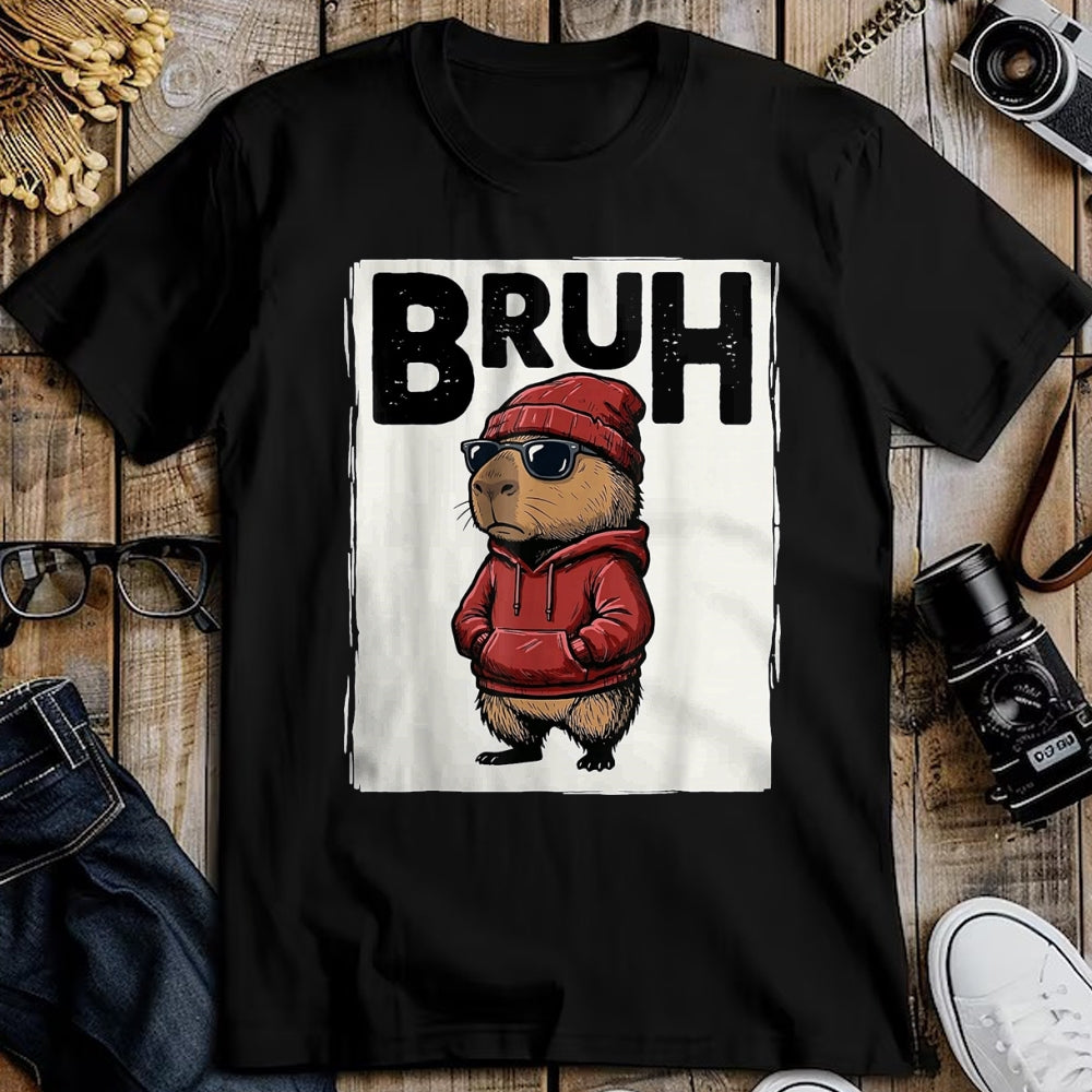 Cute Capybara Shirt, Funny Capybara Unisex T-Shirt/Hoodie/Sweatshirt HLT00 - Cool Bruh Capybara Men Women Kids Teens Funny Capybara T-Shirt, Youth, Sapphire Blue, Medium