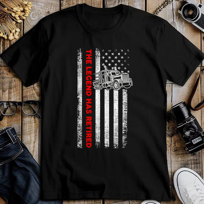 Best Truck Driver Life Shirt, Funny Trucker UnisexT-Shirt/Hoodie/Sweatshirt HLT00 - Retired Truck Driver - Patriotic Trucker - American Flag T-Shirt