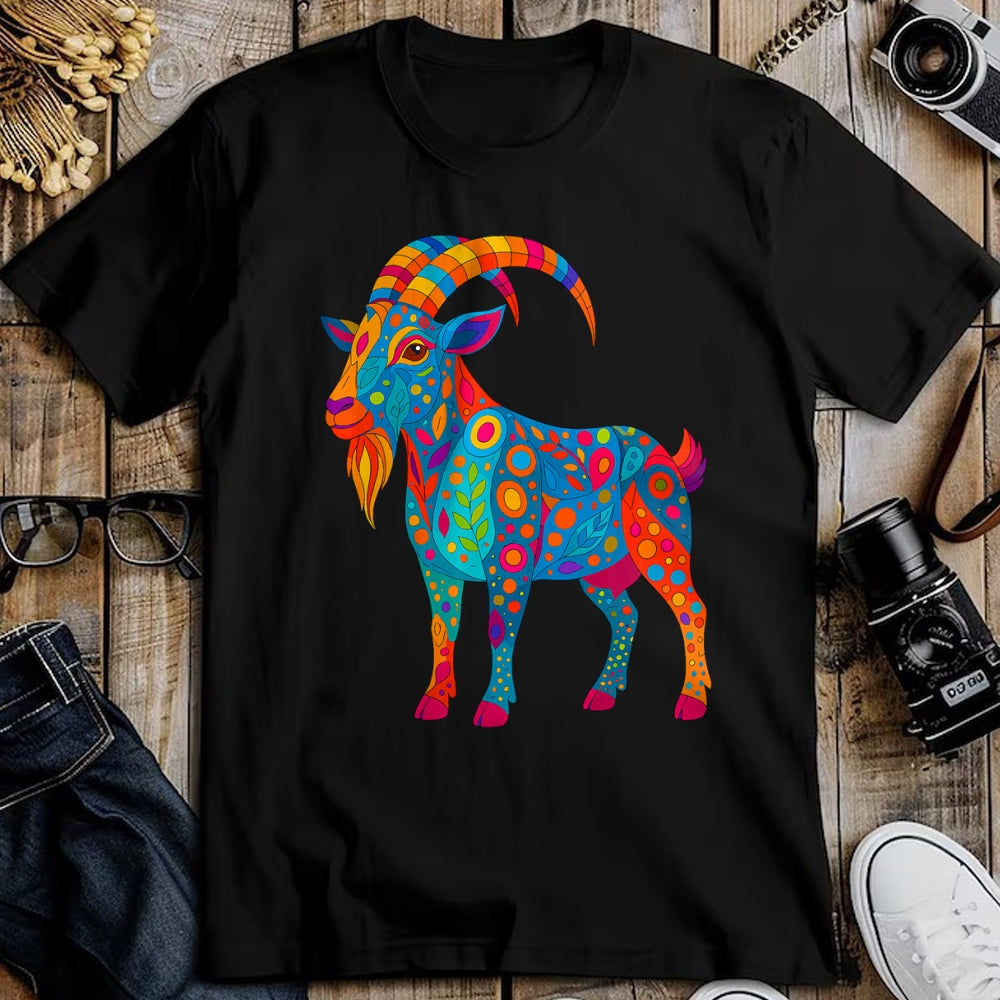 Best Farmer Life Shirt, Funny Farmer UnisexT-Shirt/Hoodie/Sweatshirt HLT00 - Psychedelic Goat T-Shirt