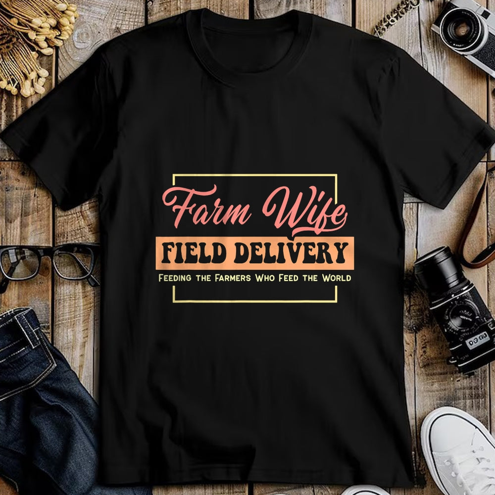 Best Farmer Life Shirt, Funny Farmer UnisexT-Shirt/Hoodie/Sweatshirt HLT00 - Farm Wife Field Delivery Feeding The Farmers Feed The World T-Shirt