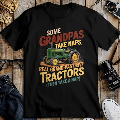 Best Farmer Life Shirt, Funny Farmer UnisexT-Shirt/Hoodie/Sweatshirt HLT00 - Farmer Some Grandpas Take Naps Cool Grandpas Drive Tractor T-Shirt