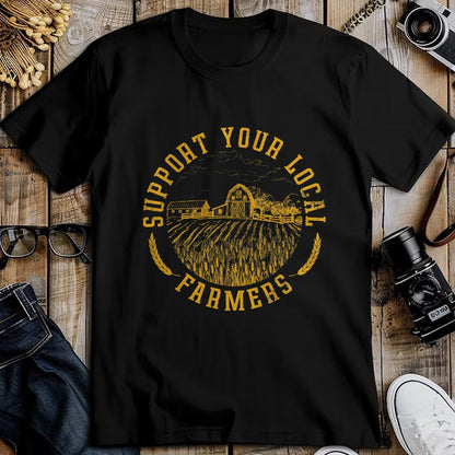 Best Farmer Life Shirt, Funny Farmer UnisexT-Shirt/Hoodie/Sweatshirt HLT00 - Vintage Support Your Local Farmers Farming Farm Farmer T-Shirt